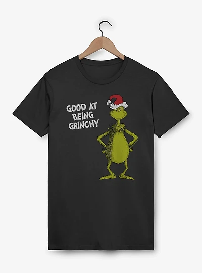 Dr. Suess How The Grinch Stole Christmas Good At Being Grinchy T-Shirt