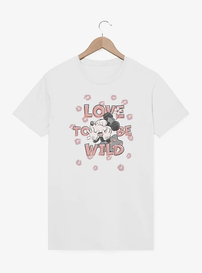 Disney Minnie Mouse Love To Be Wild T-Shirt