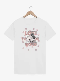 Disney Minnie Mouse Love To Be Wild T-Shirt