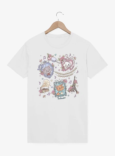 Disney The Aristocats Coquette Collage T-Shirt