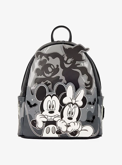 Loungefly Disney Mickey & Minnie Ghost Glow-in-the-Dark Mini Backpack