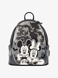 Loungefly Disney Mickey & Minnie Ghost Glow-in-the-Dark Mini Backpack