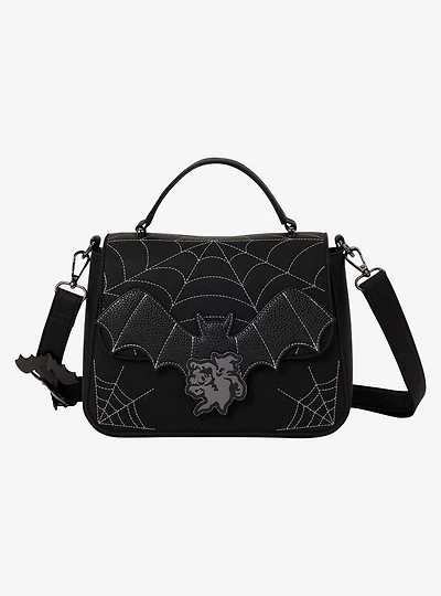 Loungefly Disney Mickey & Minnie Spiderweb & Bats Crossbody Bag