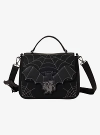 Loungefly Disney Mickey & Minnie Spiderweb & Bats Crossbody Bag