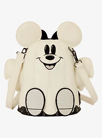 Loungefly Disney Mickey & Minnie Ghost Glow-in-the-Dark Figural Crossbody Bag