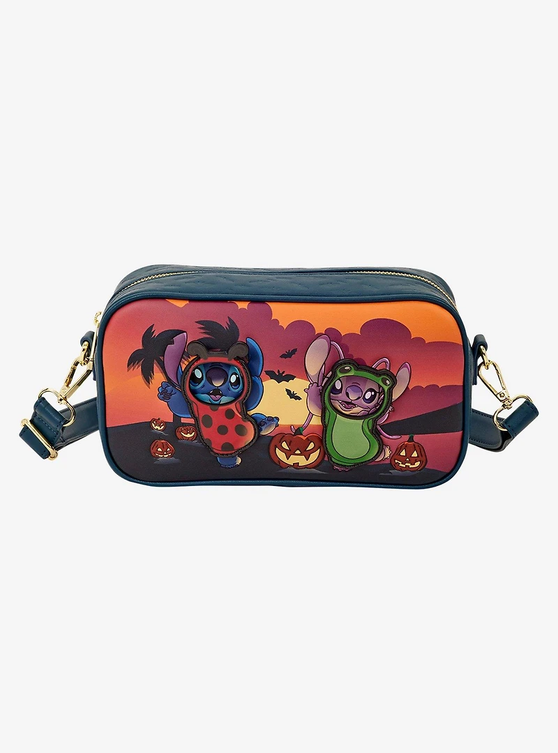 Loungefly Disney Lilo & Stitch Angel & Stitch Halloween Costumes Crossbody Bag