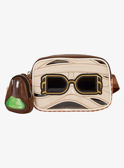 Loungefly Universal Monsters Invisible Man Crossbody Sling Bag with Coin Purse