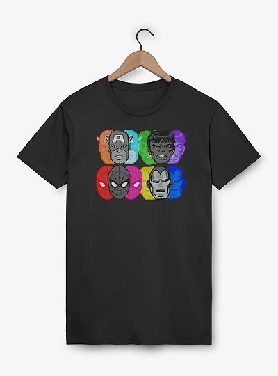 Marvel Energized Color Heads T-Shirt