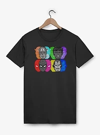 Marvel Energized Color Heads T-Shirt