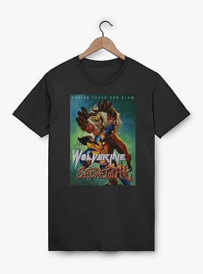 Marvel X-Men Wolverine Vs. Sabertooth T-Shirt