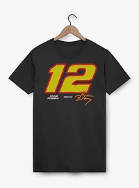 NASCAR Big Number 12 Ryan Blaney T-Shirt