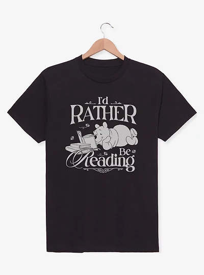 Disney Winnie The Pooh Rather Be Reading T-Shirt