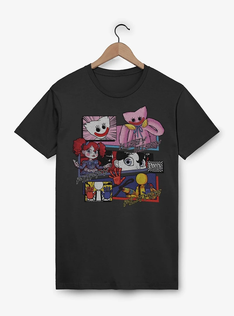 Poppy Playtime Friends Manga Panels T-Shirt