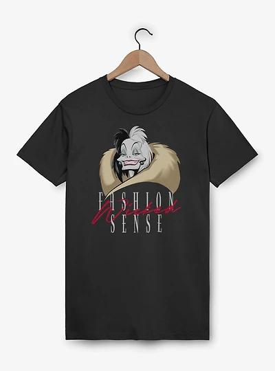 Disney Villains Cruella De Vil Wicked Fashion Sense T-Shirt