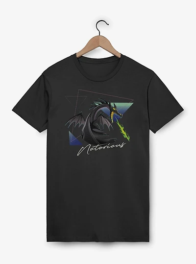 Disney Villains Evil Queen Dragon Notorious Retro T-Shirt