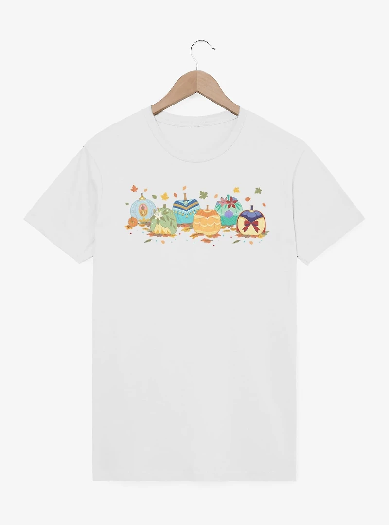 Disney Princesses Fall Season Pumpkins T-Shirt