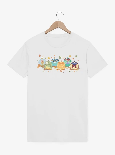 Disney Princesses Fall Season Pumpkins T-Shirt