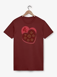 Dungeons & Dragons Box Of Dice Valentines T-Shirt