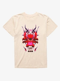 Disney Lilo & Stitch Leroy 628 Y2K Flames Mineral Wash T-Shirt