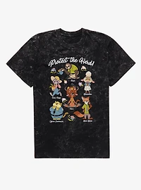 Disney Zootopia Protect The Herd  Mineral Wash T-Shirt