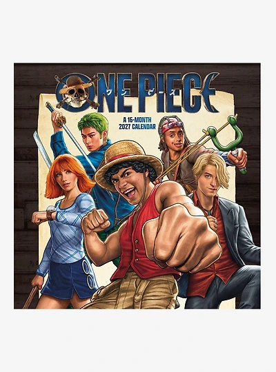 One Piece Netflix 16-Month 2027 Wall Calendar