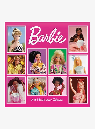 Barbie Doll 16-Month 2027 Wall Calendar