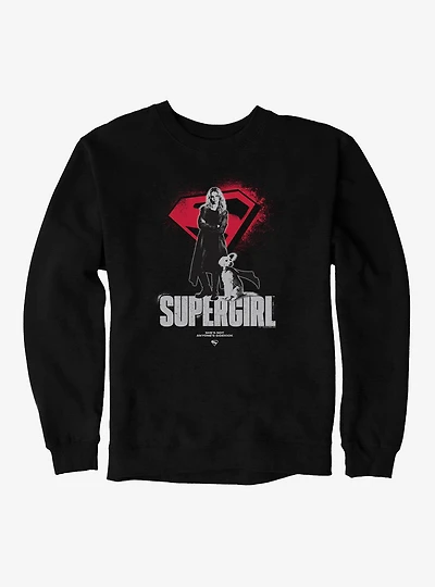 DC Supergirl & Krypto Not Anyone's Sidekick Sweatshirt