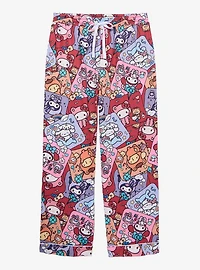 Sanrio Hello Kitty and Friends Stamp Allover Print Sleep Pants — BoxLunch Exclusive