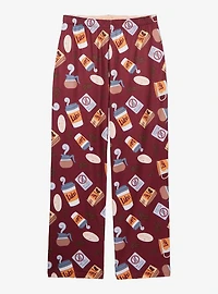 Gilmore Girls Coffee Icons Allover Print Women's Sleep Pants — BoxLunch Exclusive