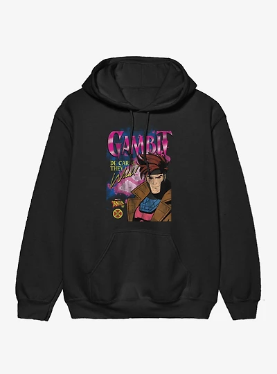 Marvel X-Men '97 Gambit Cards They Wild Hoodie BoxLunch Exclusive