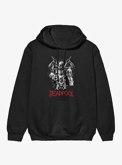 Marvel Deadpool Deadpools Collage Hoodie BoxLunch Exclusive