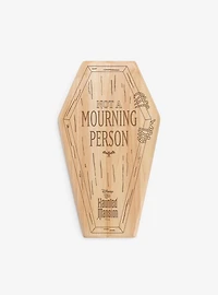 Disney The Haunted Mansion Not A Mourning Person Coffin Shaped Serving Board