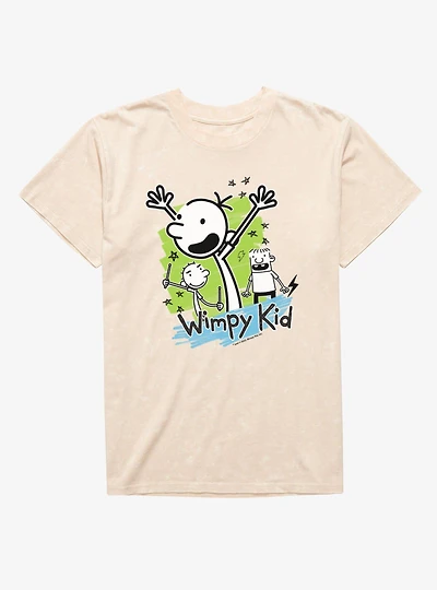 Diary Of A Wimpy Kid Journal Doodles Mineral Wash T-Shirt