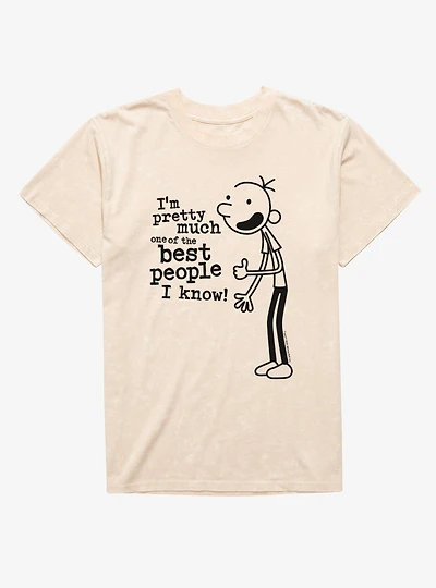 Diary Of A Wimpy Kid Best People I Know Mineral Wash T-Shirt