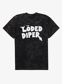 Diary Of A Wimpy Kid Loded Diper (Loaded Diaper) Mineral Wash T-Shirt