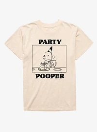 Diary Of A Wimpy Kid Party Pooper Mineral Wash T-Shirt