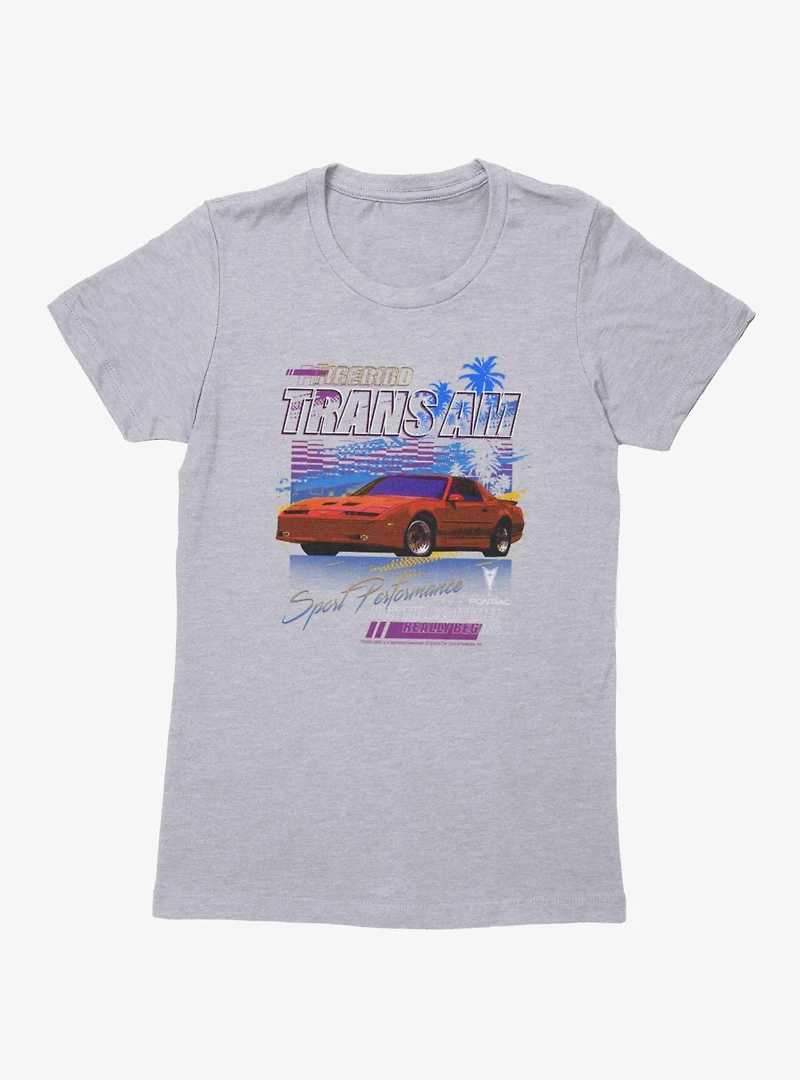 Pontiac Trans Am Retro Wave Womens T-Shirt