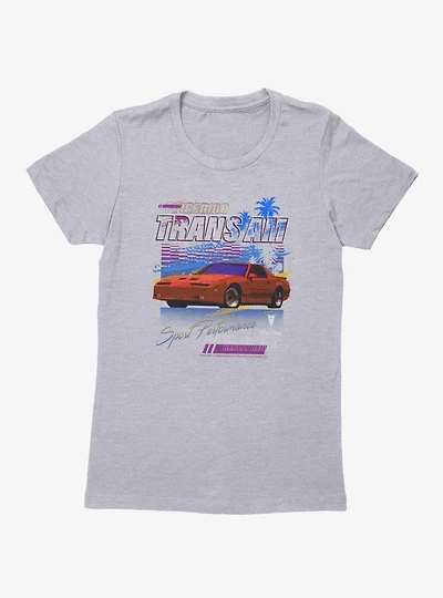 Pontiac Trans Am Retro Wave Womens T-Shirt