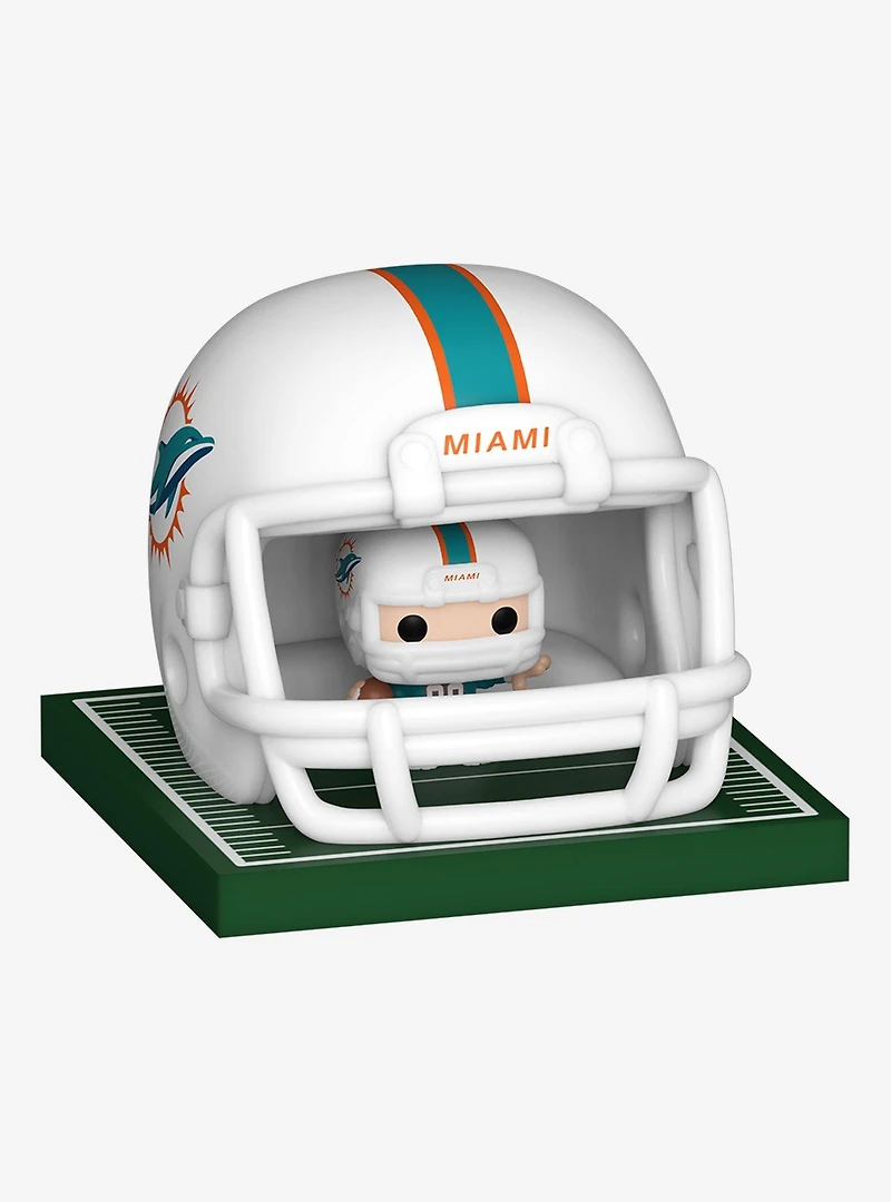Funko Bitty Pop! Sports NFL Miami Dolphins Helmet and Player Mini Vinyl Figure