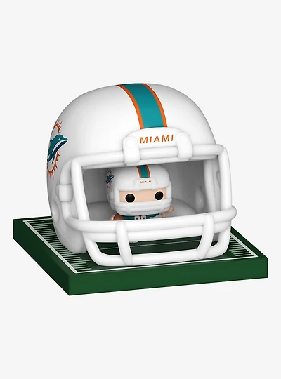 Funko Bitty Pop! Sports NFL Miami Dolphins Helmet and Player Mini Vinyl Figure