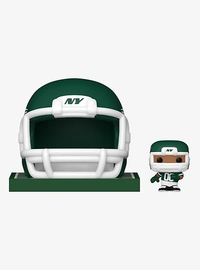 Funko Bitty Pop! Sports NFL New York Jets Helmet and Player Mini Vinyl Figure
