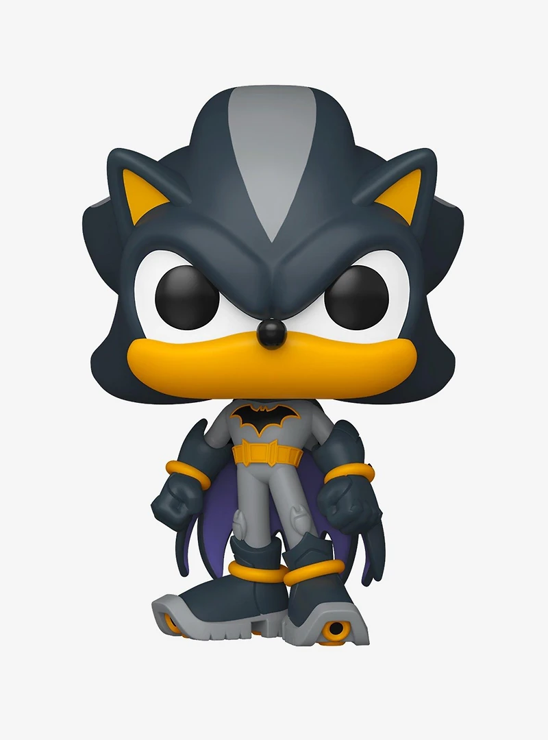 Funko Pop! Heroes DC Comics x Sonic the Hedgehog Shadow as Batman Vinyl Figure