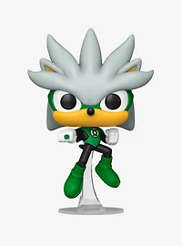 Funko Pop! Heroes DC Comics x Sonic the Hedgehog Silver as The Green Lantern Vinyl Figure