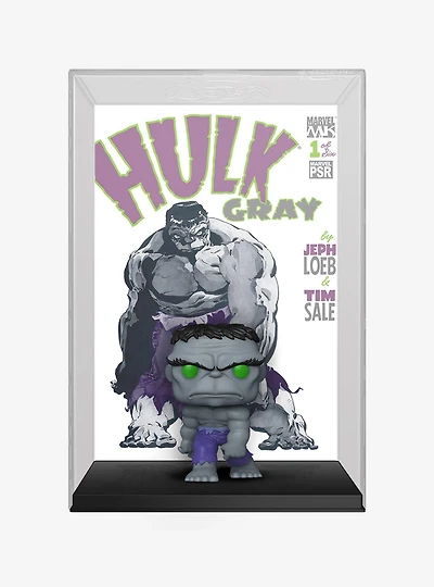 Funko Pop! Comic Cover Marvel Gray Hulk Vinyl Bobblehead