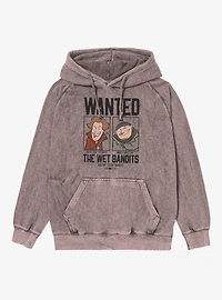 Home Alone Wanted The Wet Bandits Mineral Wash Hoodie