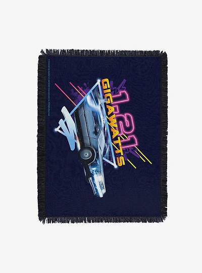Back To The Future 1.21 Gigawatts Tapestry Throw Blanket