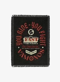 Fast & Furious Cars Come and Go Tapestry Throw Blanket