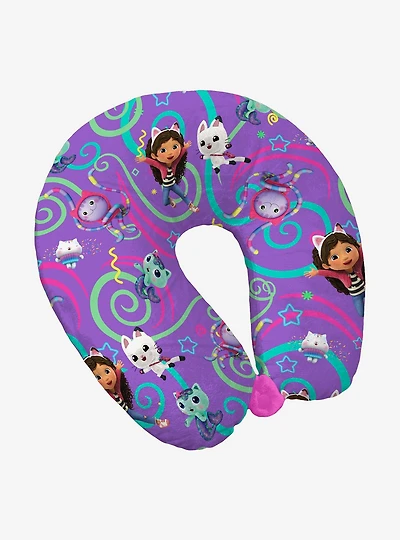 Gabby's Dollhouse Party Moves Neck Pillow
