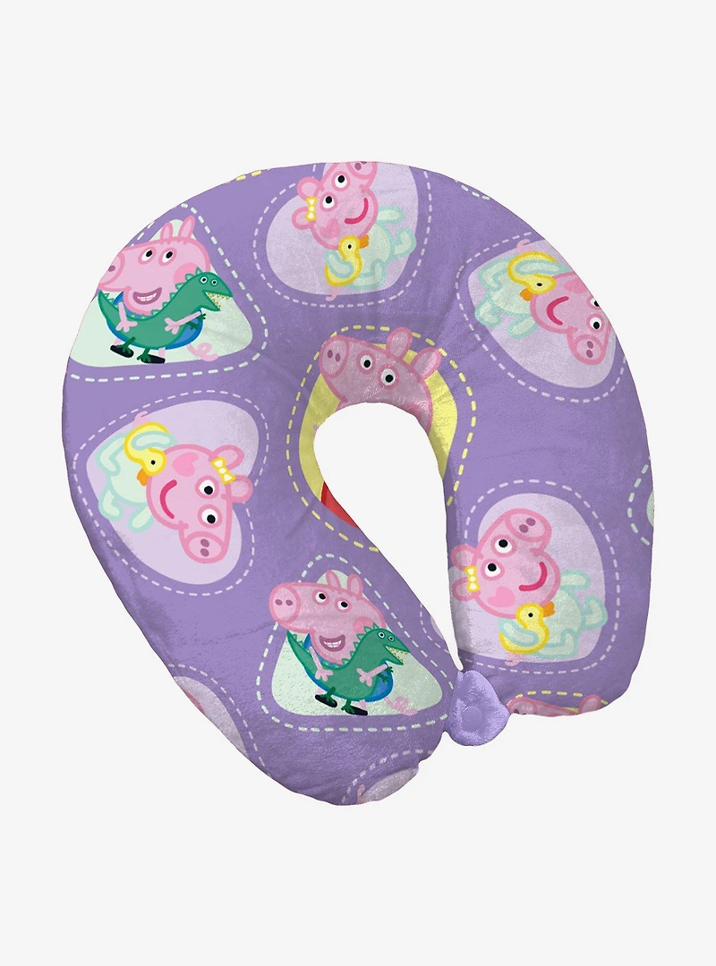 Peppa Pig Sibling Patches Neck Pillow