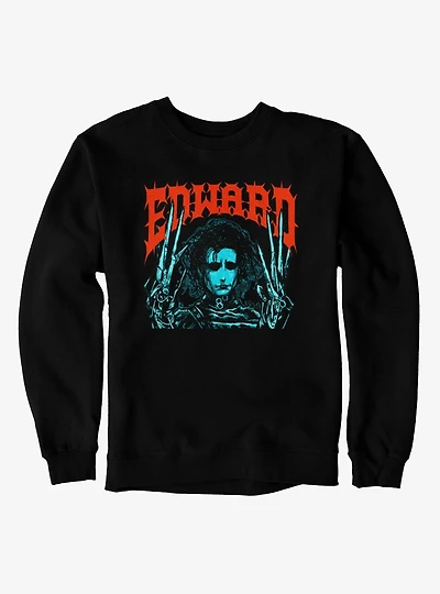 Edward Scissorhands Metal Sweatshirt
